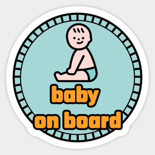 baby on board Sticker